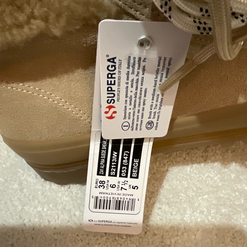 Superga Alpine Women's suede Shearling Ankle Boots - Picture 10 of 11